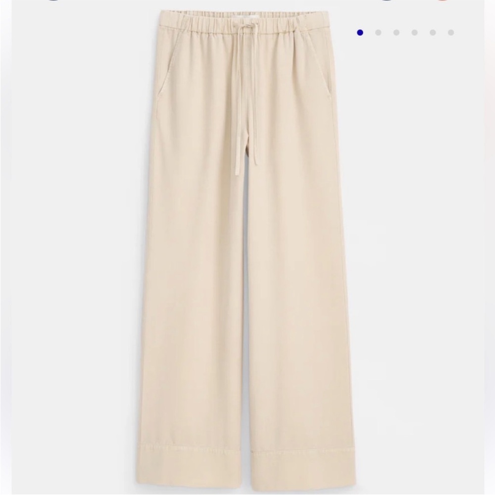 Alex Mill- riley pant in drapey twill summer linen, size M